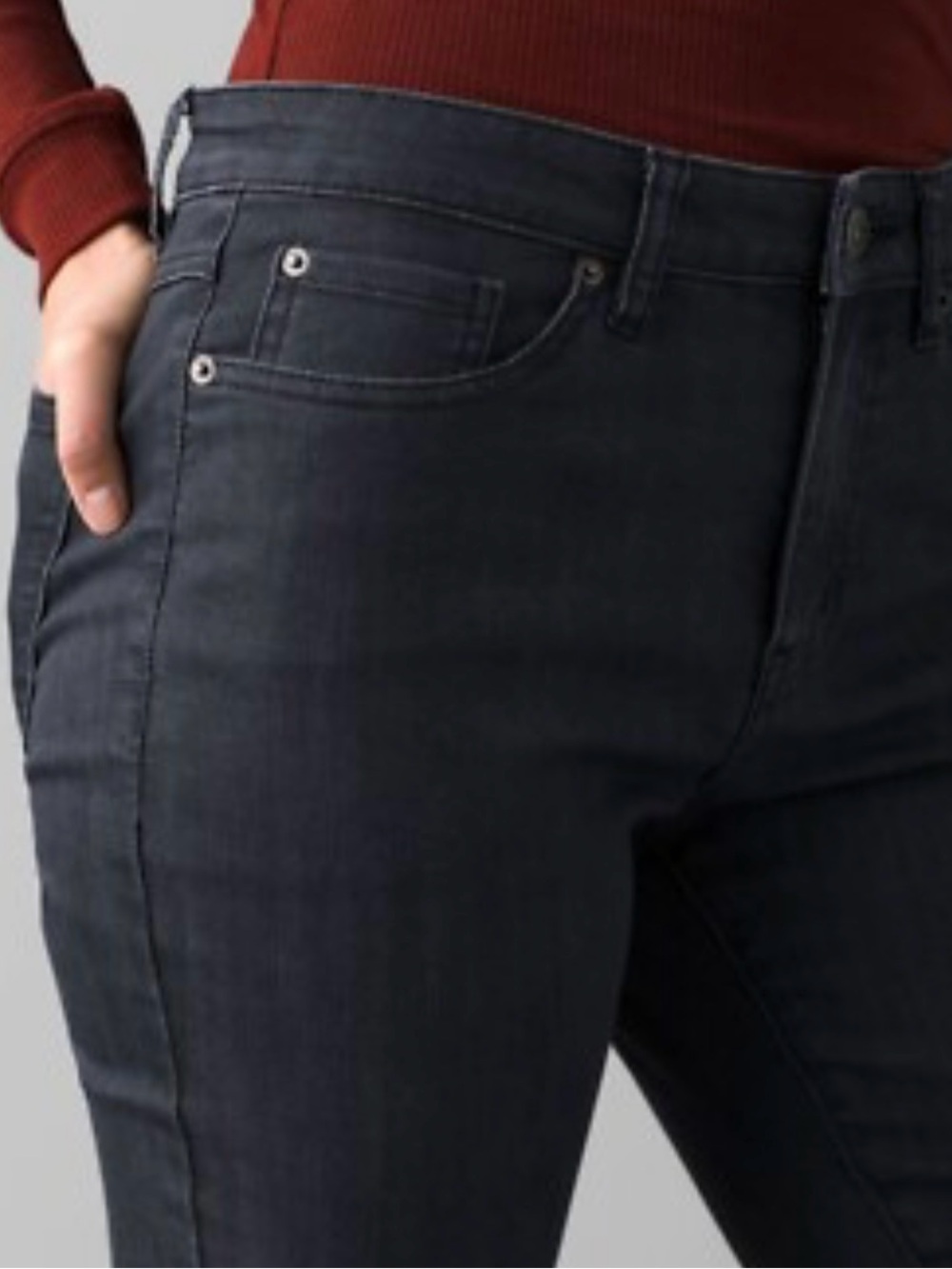 Prana Women's Dark Denim Straight Leg Jeans